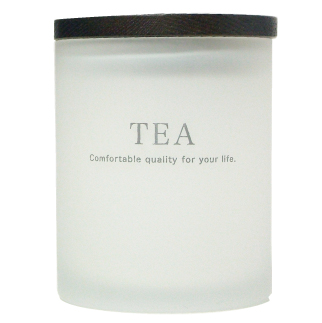 glass　キャニスター　TEA