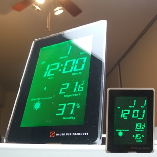 LCD RADIO CLOCK TIDE グリーン