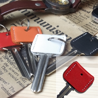 LEATHER KEY COVERレッド