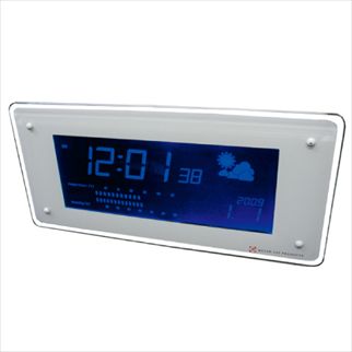 電波時計　壁掛け　床置き　 LCD RADIO CLOCK　FUZE