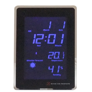 LCD RADIO CLOCK TIDE