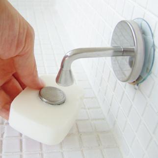 Magnetic soap holder