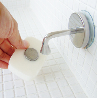 Magnetic soap holder