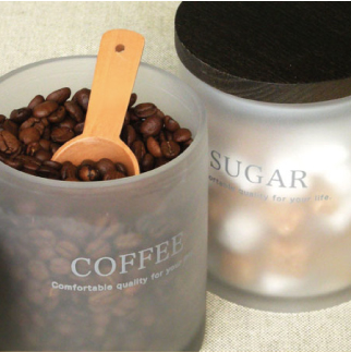 glass　キャニスター　COFFEE