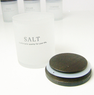 glass　キャニスター　SALT　　　　　