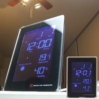 LCD RADIO CLOCK TIDE