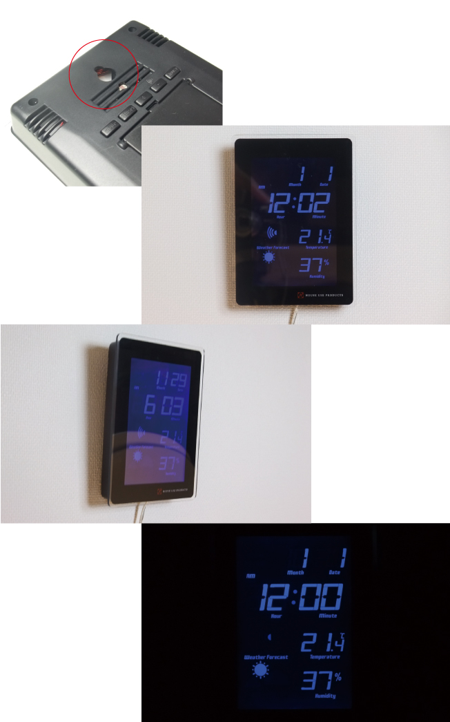 LCD RADIO CLOCK　TIDEの説明05