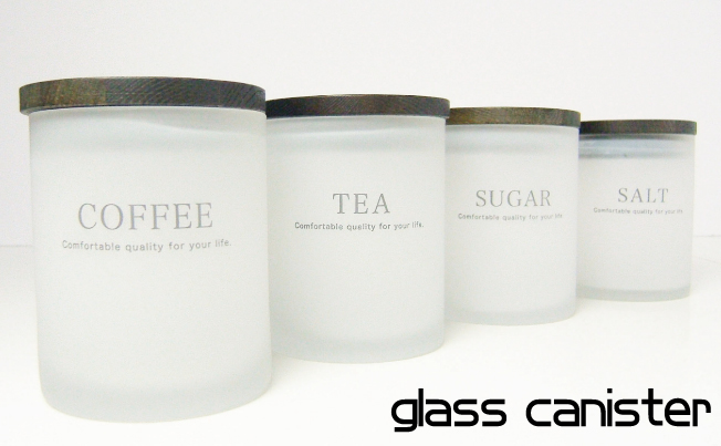 glass　キャニスター　COFFEE