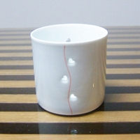 ハートラインロックグラス